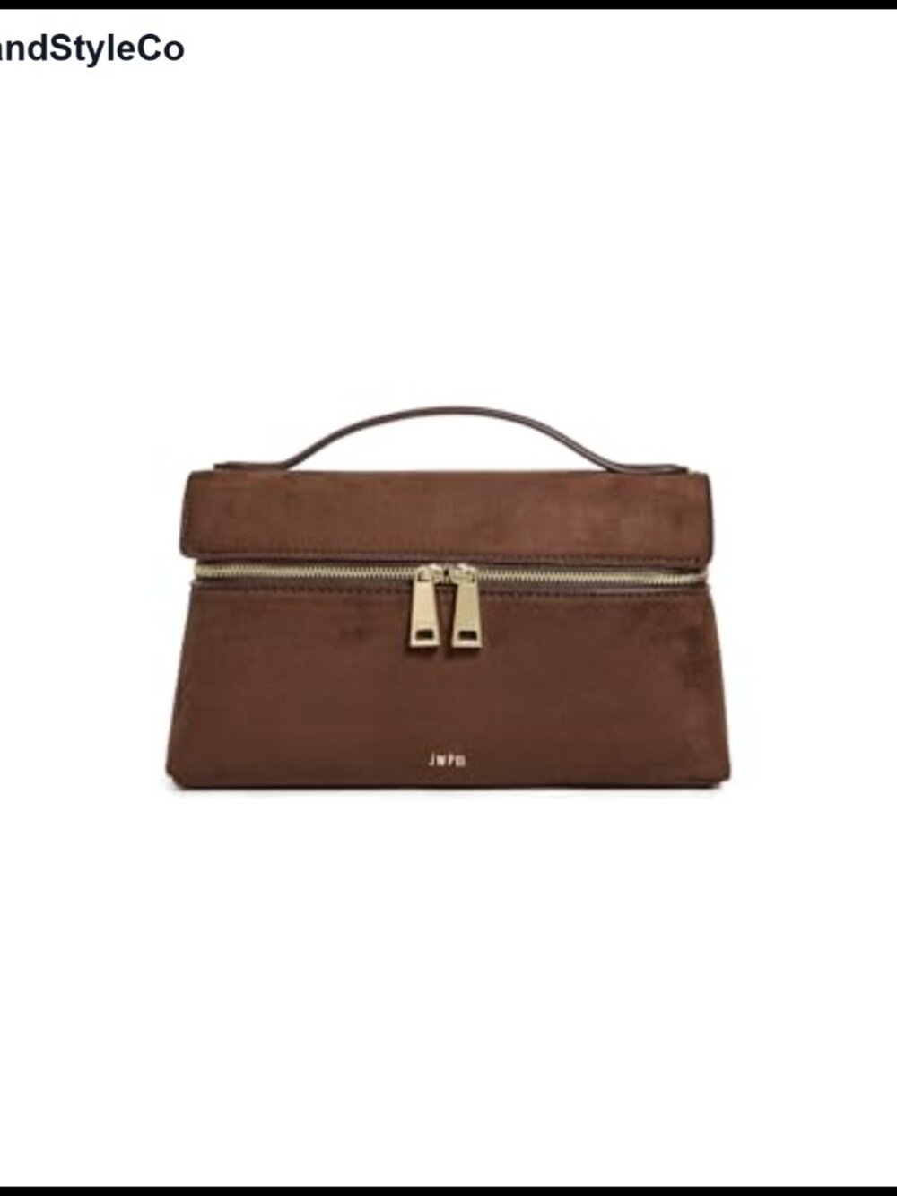 Faux Suede Satchel Top Handle Bag with Adjustable Strap